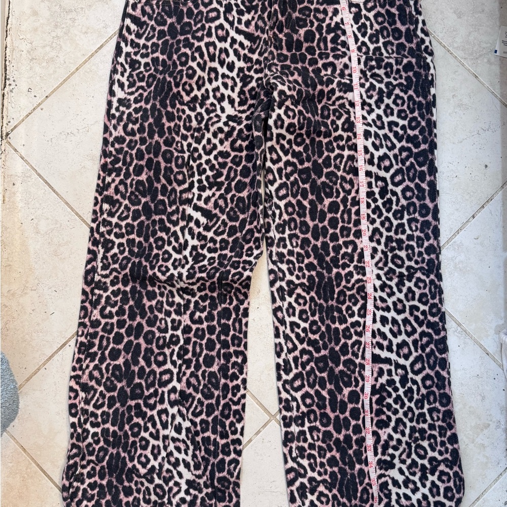 PacSun tan and Black Leopard jeans